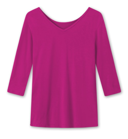 Maglia maniche 3/4 - bamboo - personalizzabile