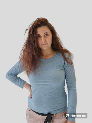 Maglia manica lunga lanaseta frutta Maglia manica lunga lanaseta frutta