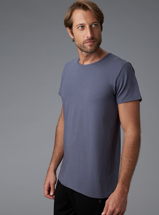 Tshirt Tencel modal blu