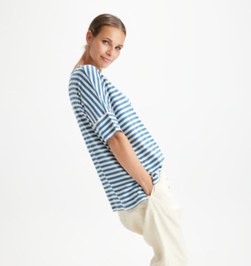 Maglia trequarti - cotone organico - personalizzabile