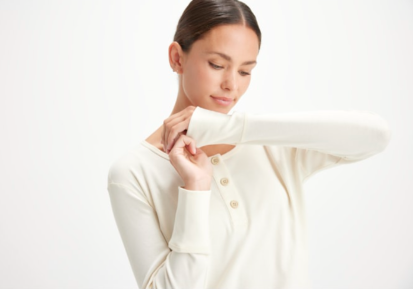 Maglia bottoni - cotone organico - personalizzabile