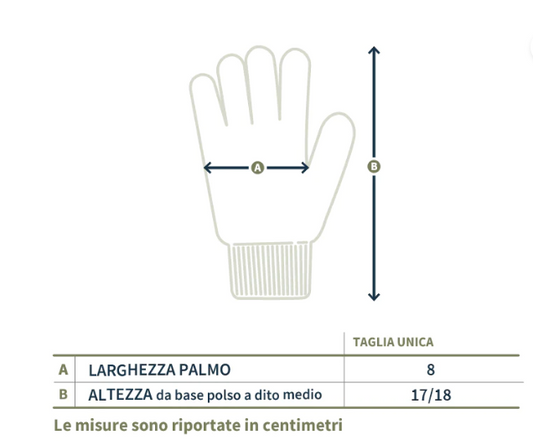 Guanti bambino Cashmere Rigenerato