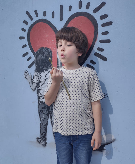 Tshirt seta buretta stelle