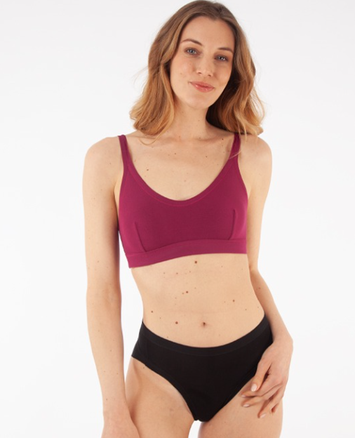 Slip classico taglio laser in Tencel modal