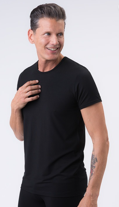 Tshirt Tencel modal antracite