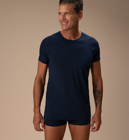 Tshirt Tencel modal blu