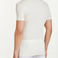 Tshirt scollo V lana/seta